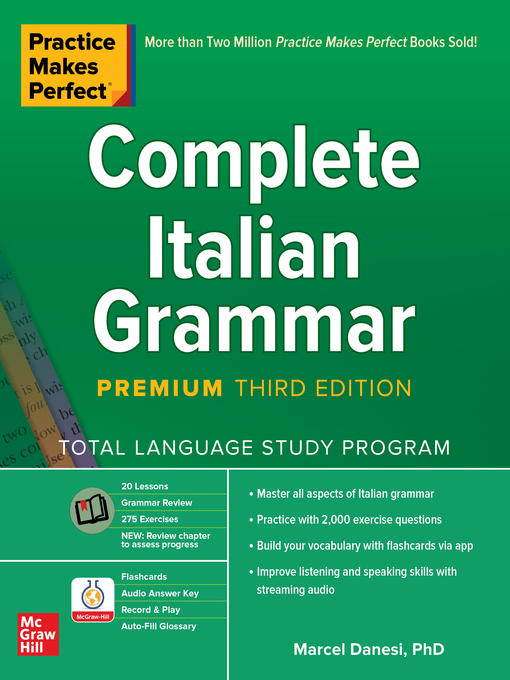 Title details for Complete Italian Grammar by Marcel Danesi - Wait list